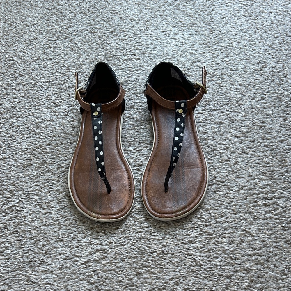 Keds Polka Dot Strap Sandals